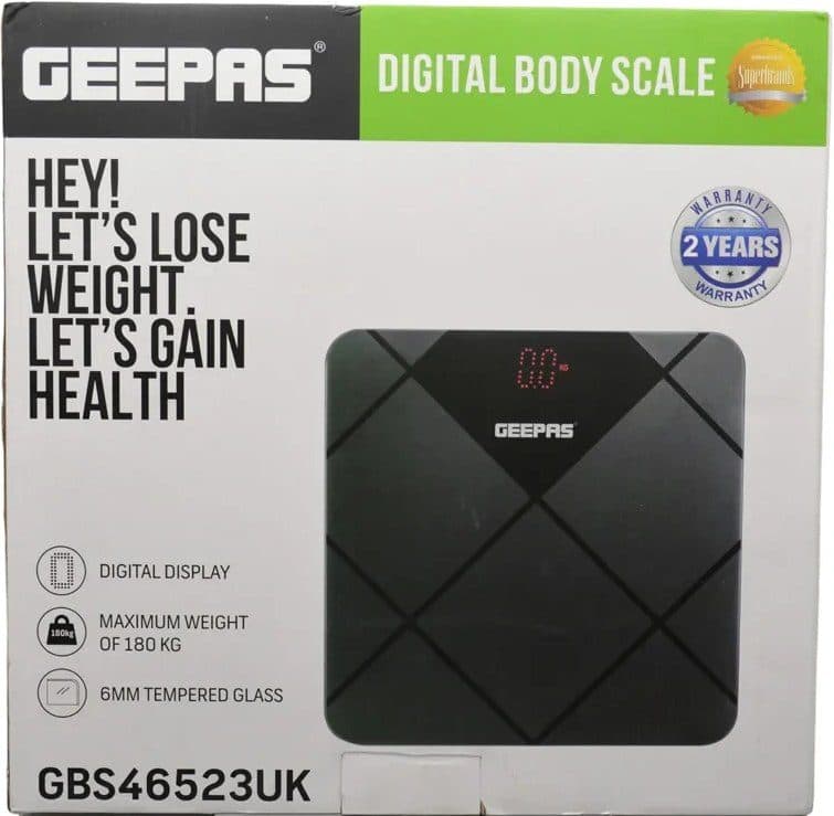 ترازو دیجیتال جیپاس مدل GBS46523 ظرفیت ۱۸۰ کیلوگرم