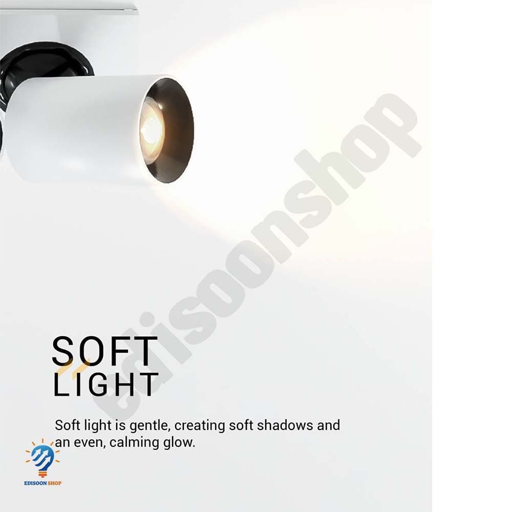چراغ سقفی توکار متحرک شعاع مدل SH-2303 توان 6 وات — تصویر ۴