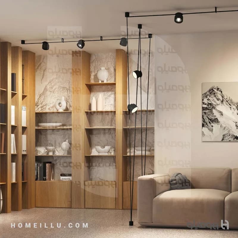 چراغ کمربندی 12 وات استوانه مدرن LWQ-R03 — تصویر ۶