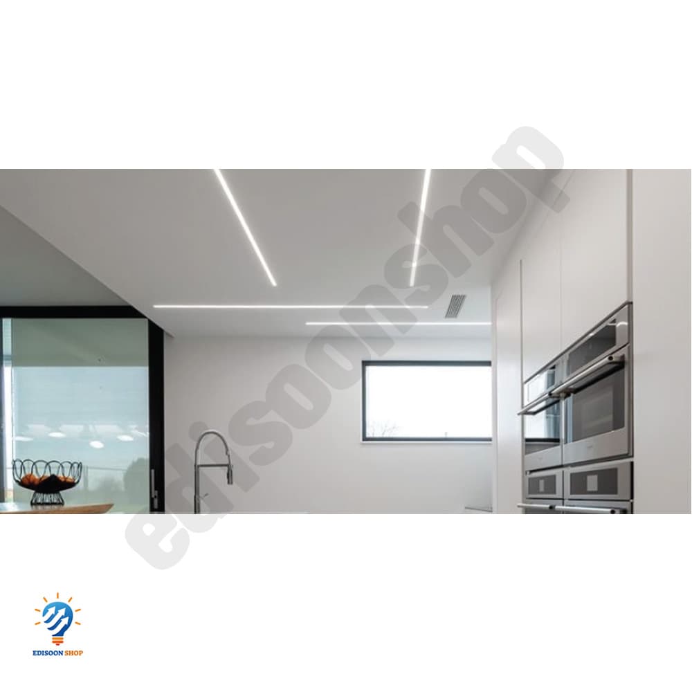 چراغ لاین توکار برش 3 سانت کنافی کد FL05