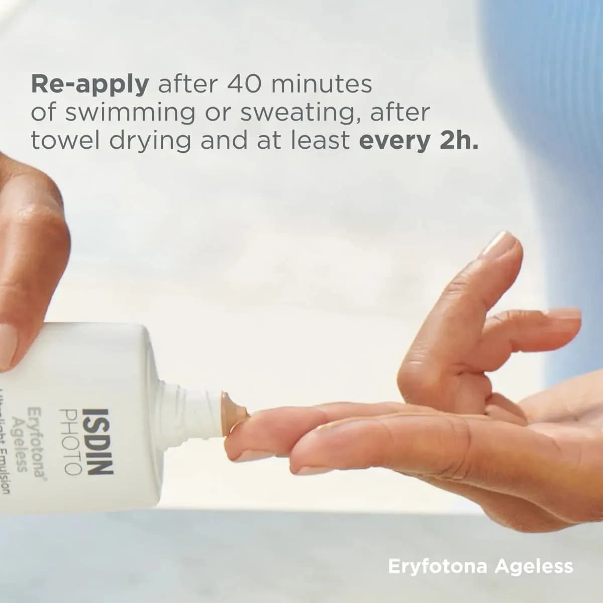 ضدآفتاب رنگی Eryfotona Ageless ایزدین رنگ لایت — تصویر ۲