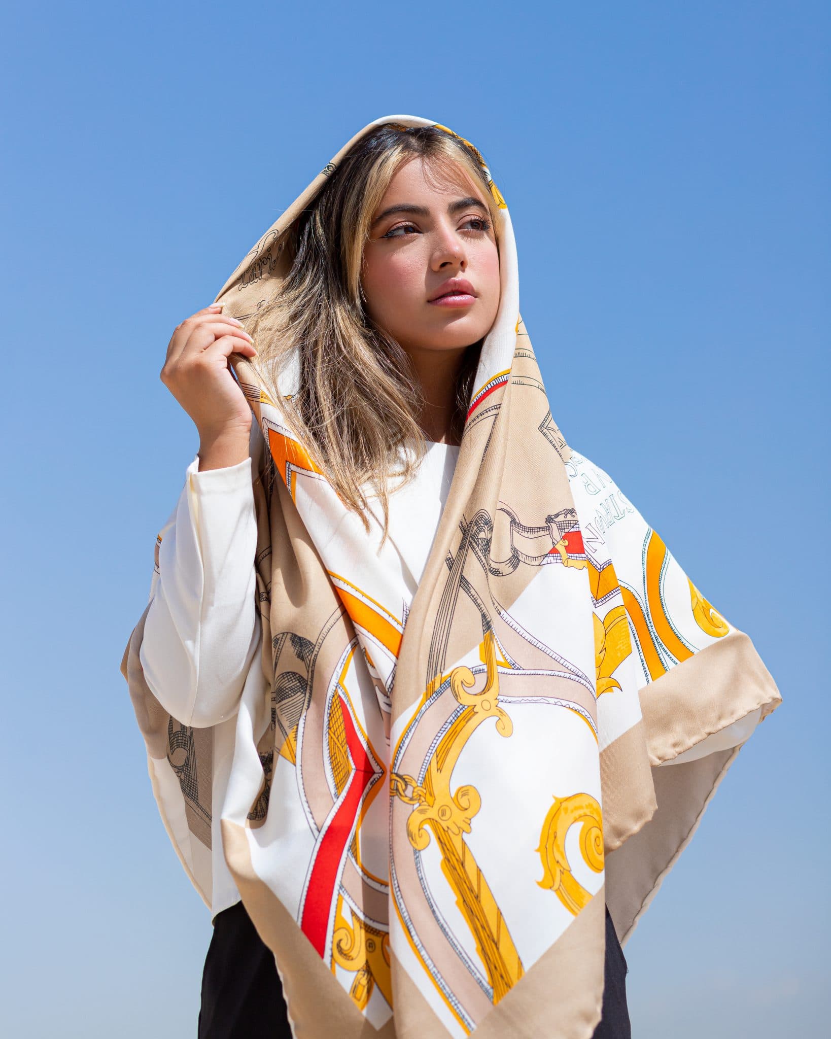 روسری نخی کجراه کشمیر بهاره ۷۵۹ — تصویر ۶
