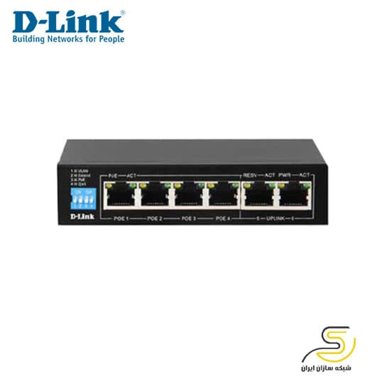سوئیچ 6 پورت دی لینک مدل DGS-F1006P-E — تصویر ۳
