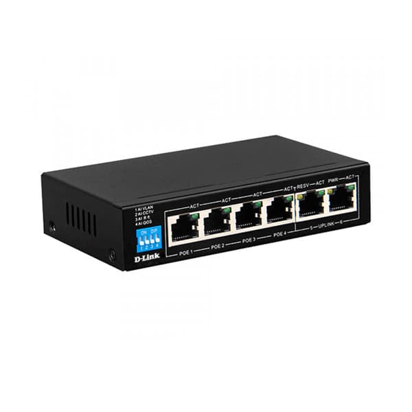 سوئیچ 6 پورت دی لینک مدل DGS-F1006P-E — تصویر ۲