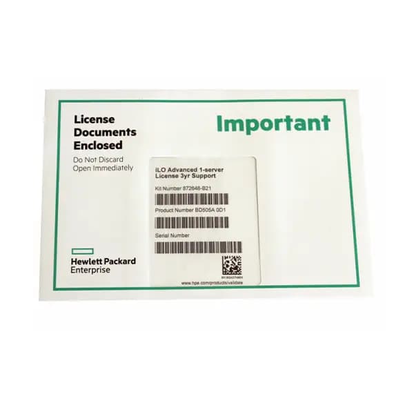 لایسنس HPE iLO 3Yr BD505A
