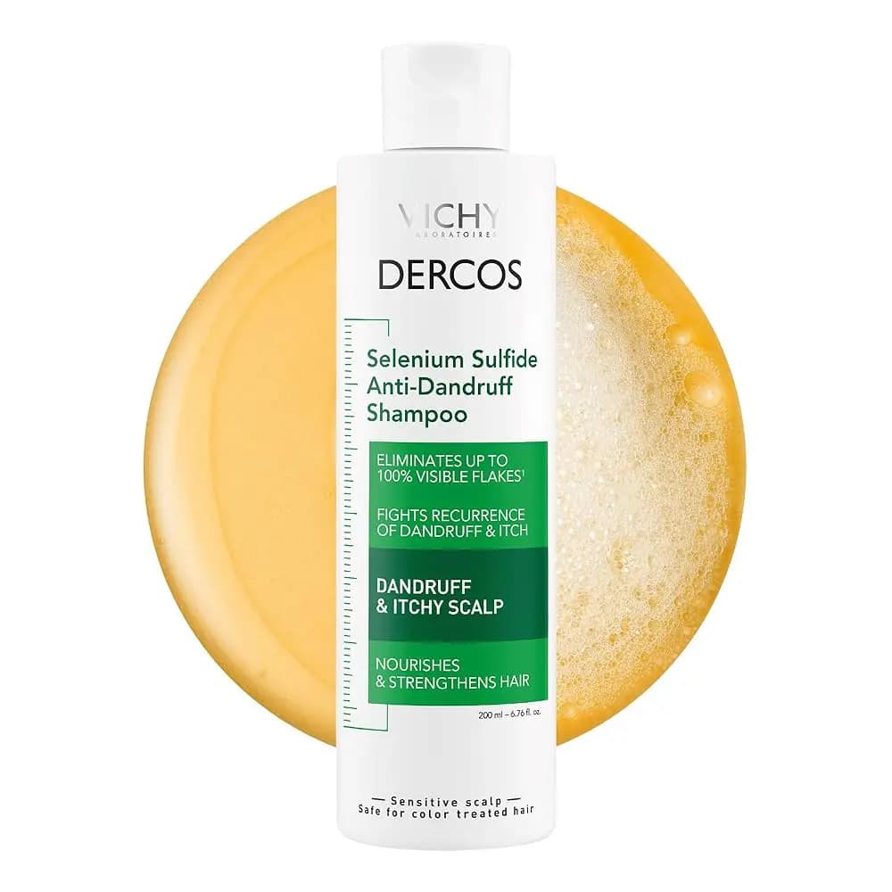 شامپو ضد شوره Dercos ویشی 390میل — تصویر ۲