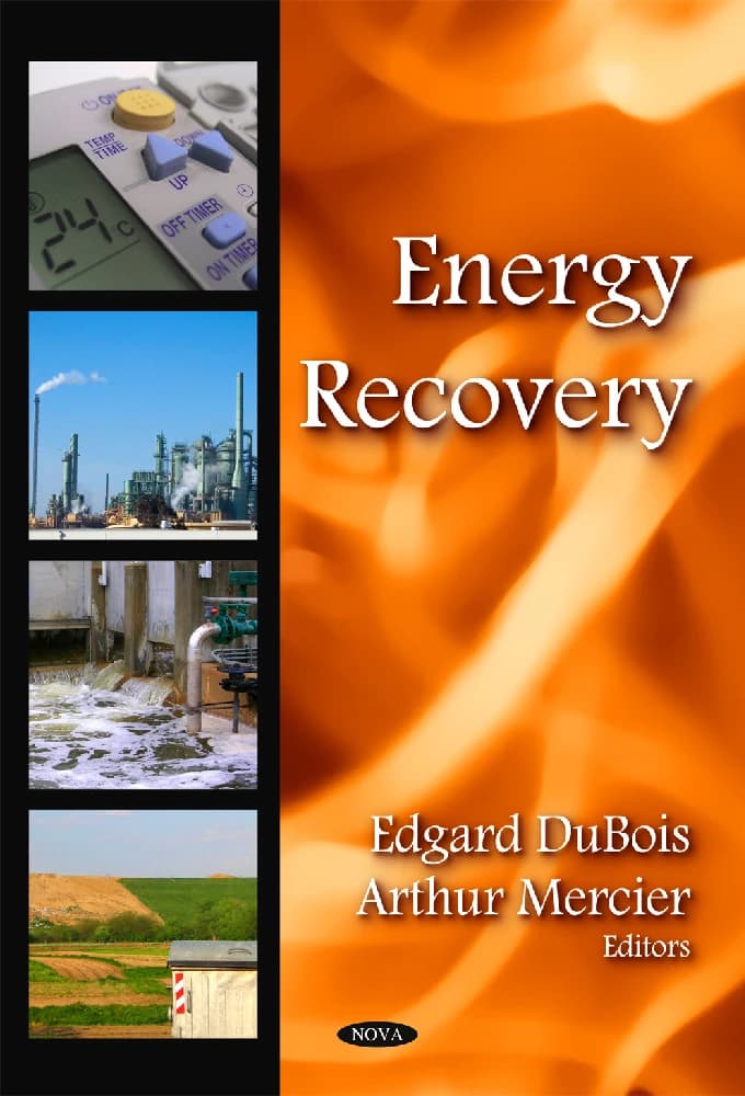 کتاب Energy Recovery (بازیابی انرژی) اثر ادگار دوبوآ و آرتور مرسیه نسخه PDF انگلیسی