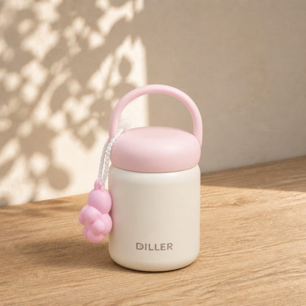 فلاسک پاندا صورتی 150 میل DILLER
