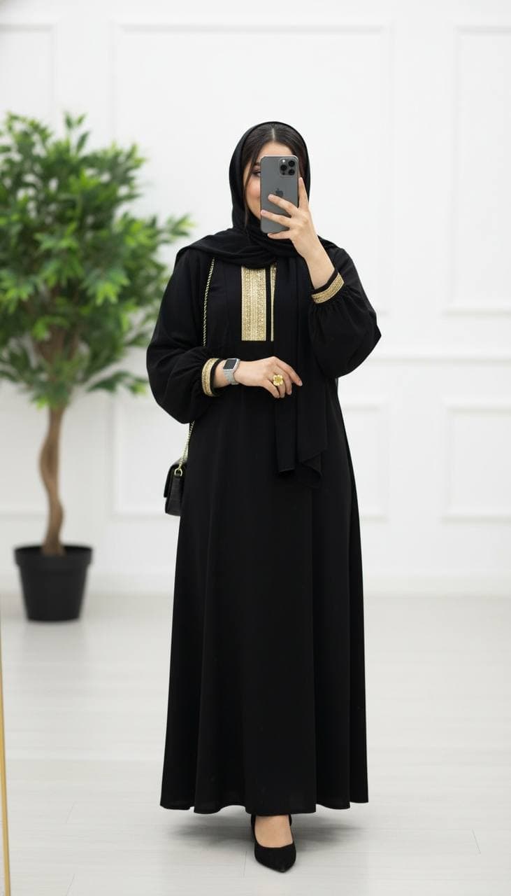 مانتو عبایی زنانه الیزه MR7248