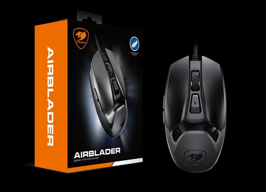 ماوس گیمینگ گرین کوگار مدل AIRBLADER