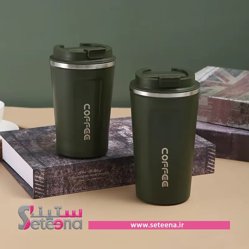 تراول ماگ قیفی با قاشق کد f10020 — تصویر ۴