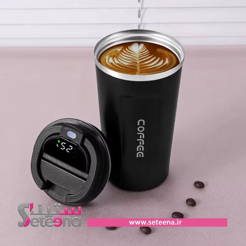 تراول ماگ قیفی با قاشق کد f10020 — تصویر ۵
