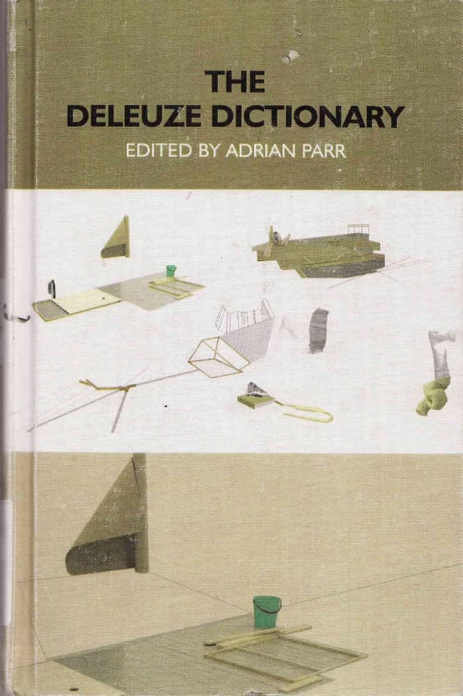 کتاب The Deleuze Dictionary (فرهنگنامه دلوز) اثر آدریان پار نسخه PDF انگلیسی