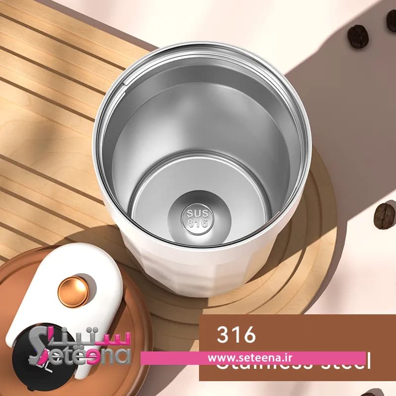 تراول ماگ سنسور دار کد f10012 — تصویر ۳