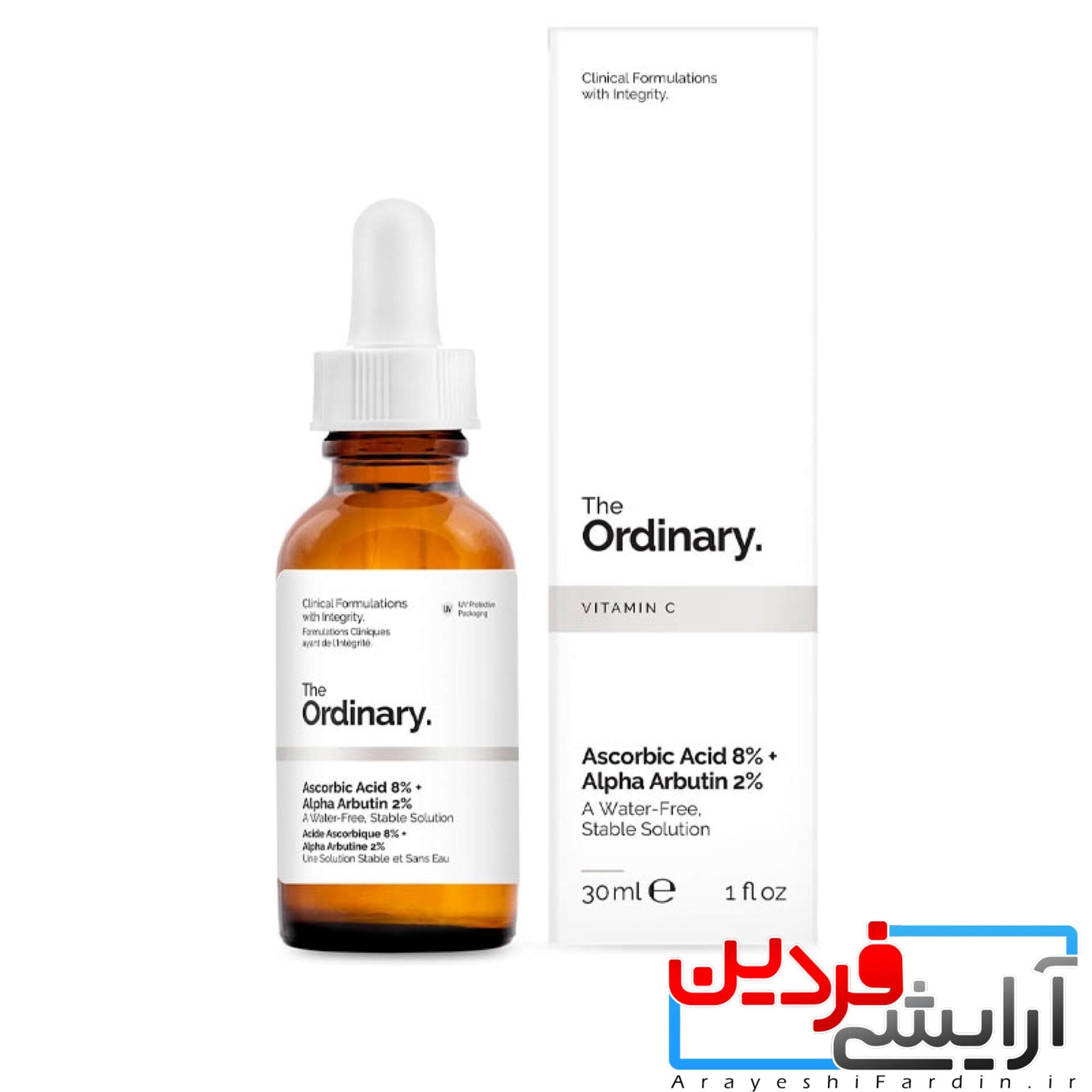 سرم ویتامین سی ۸% + آلفا آربوتین ۲% اوردینری — تصویر ۸