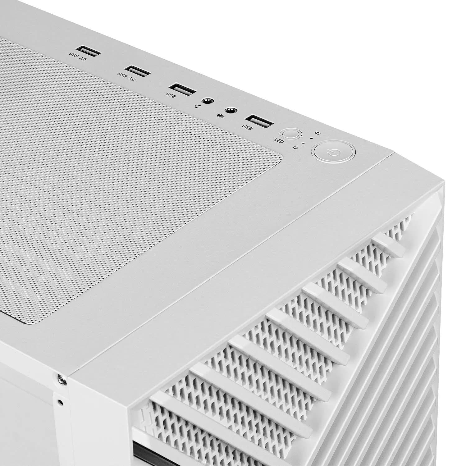 کیس گیمینگ گرین مدل GRIFFIN G3 Plus White Edition — تصویر ۳