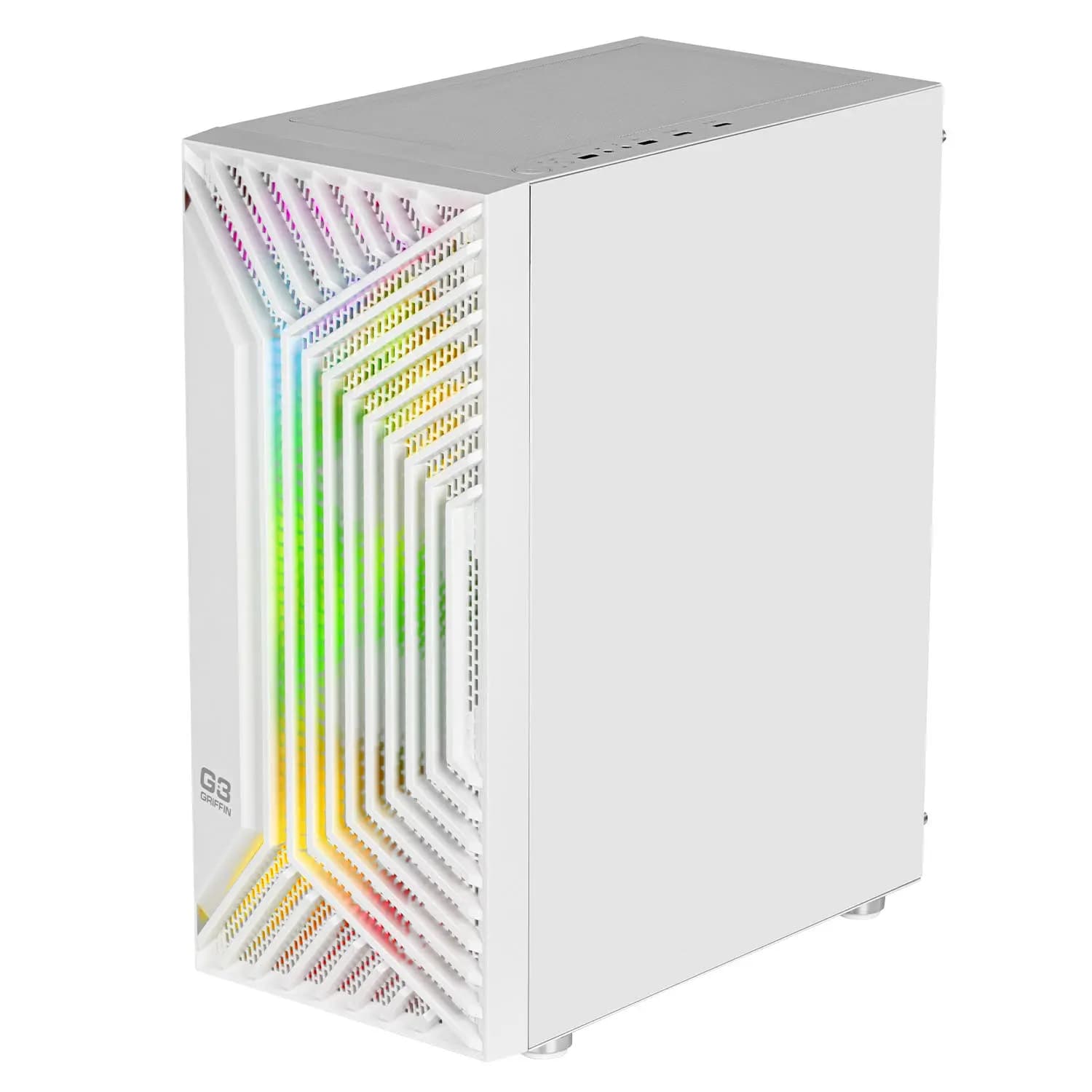 کیس گیمینگ گرین مدل GRIFFIN G3 Plus White Edition — تصویر ۶