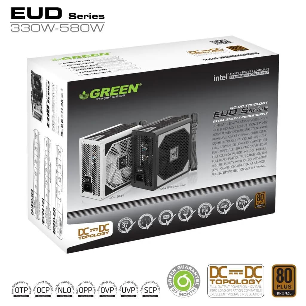 پاور کامپیوتر گرین 430 وات مدل GP430A-EUD — تصویر ۶