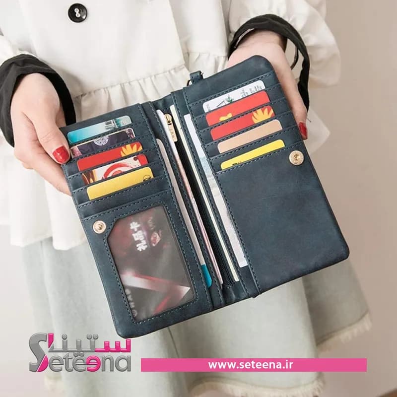 کیف پول زنانه کد B50008 — تصویر ۲