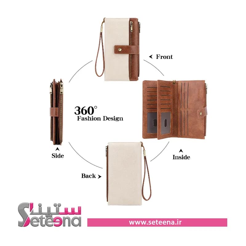 کیف پول زنانه کد B50003 — تصویر ۲