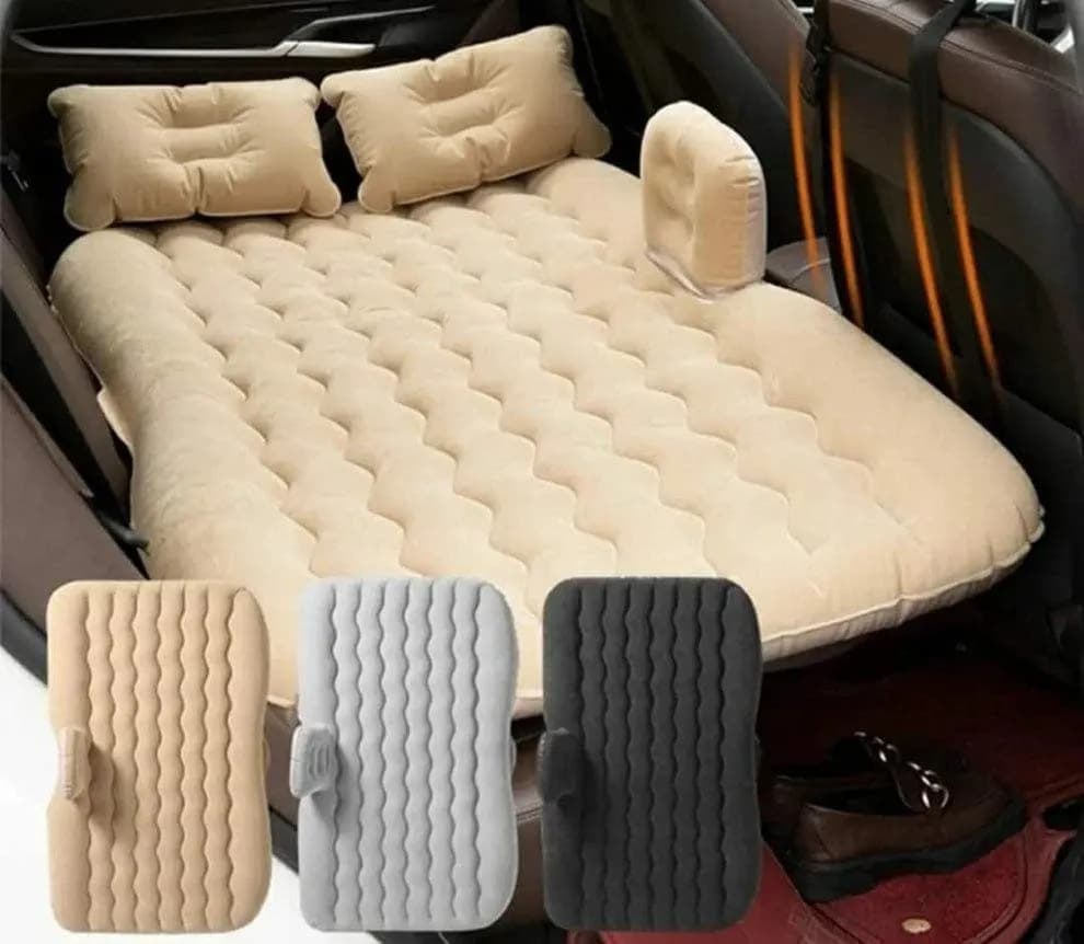 تشک بادی ماشین مجهز به بالش و گارد محافظ