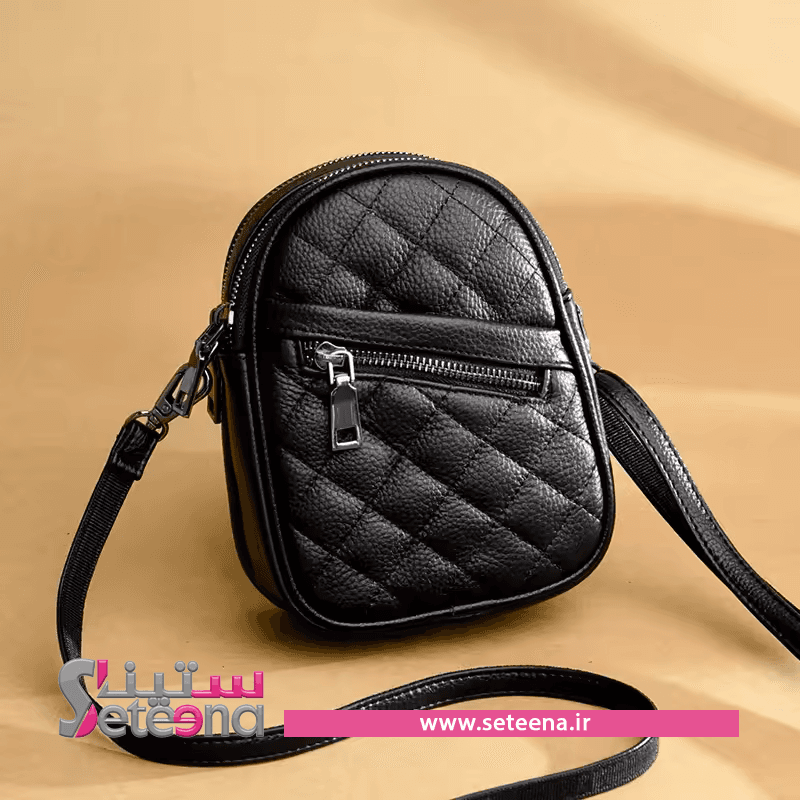 کیف دوشی مشکی متکایی کد B10002