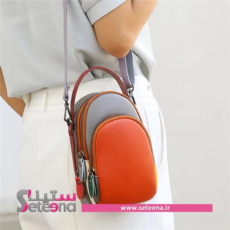 کیف دوشی رنگین کمان کد B10001 — تصویر ۲