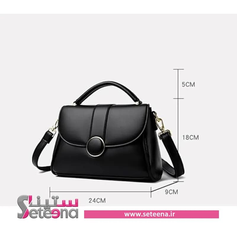 کیف زنانه مشکی کانگرو کد B20012 — تصویر ۵