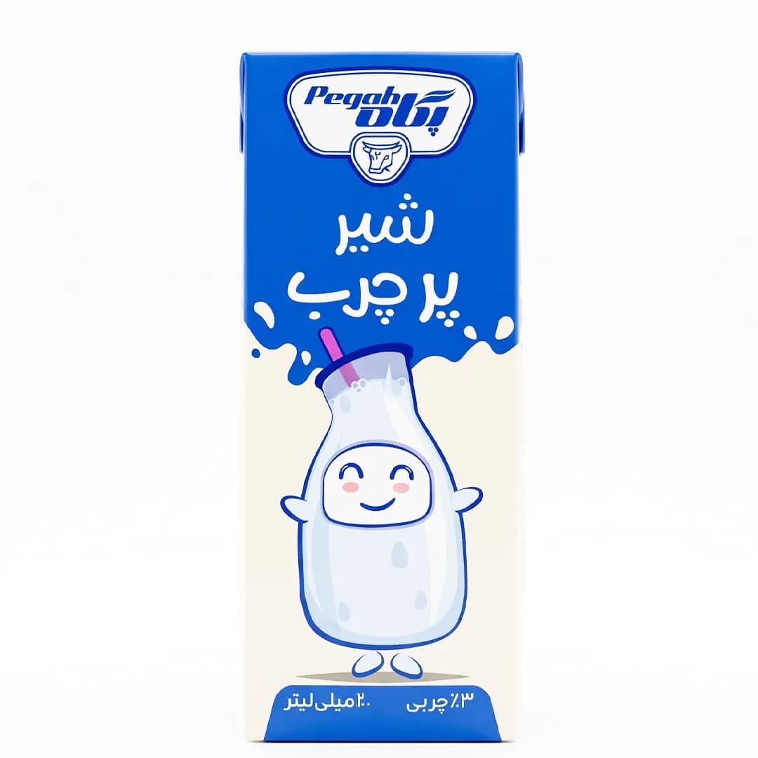 شیر پرچرب پگاه ۲۰۰ میلی لیتر