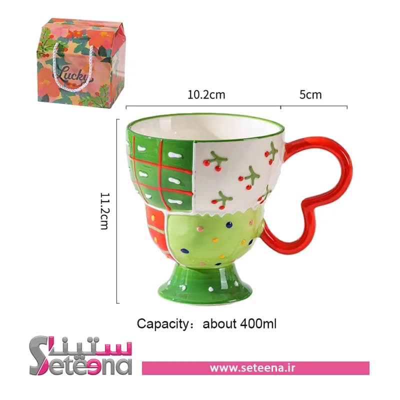 ماگ انگلیسی پایه بلند کد M10030 — تصویر ۴