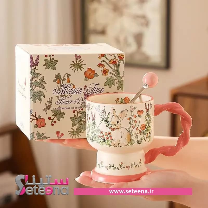 ماگ پایه بلند نگار گری کد M10006 — تصویر ۵