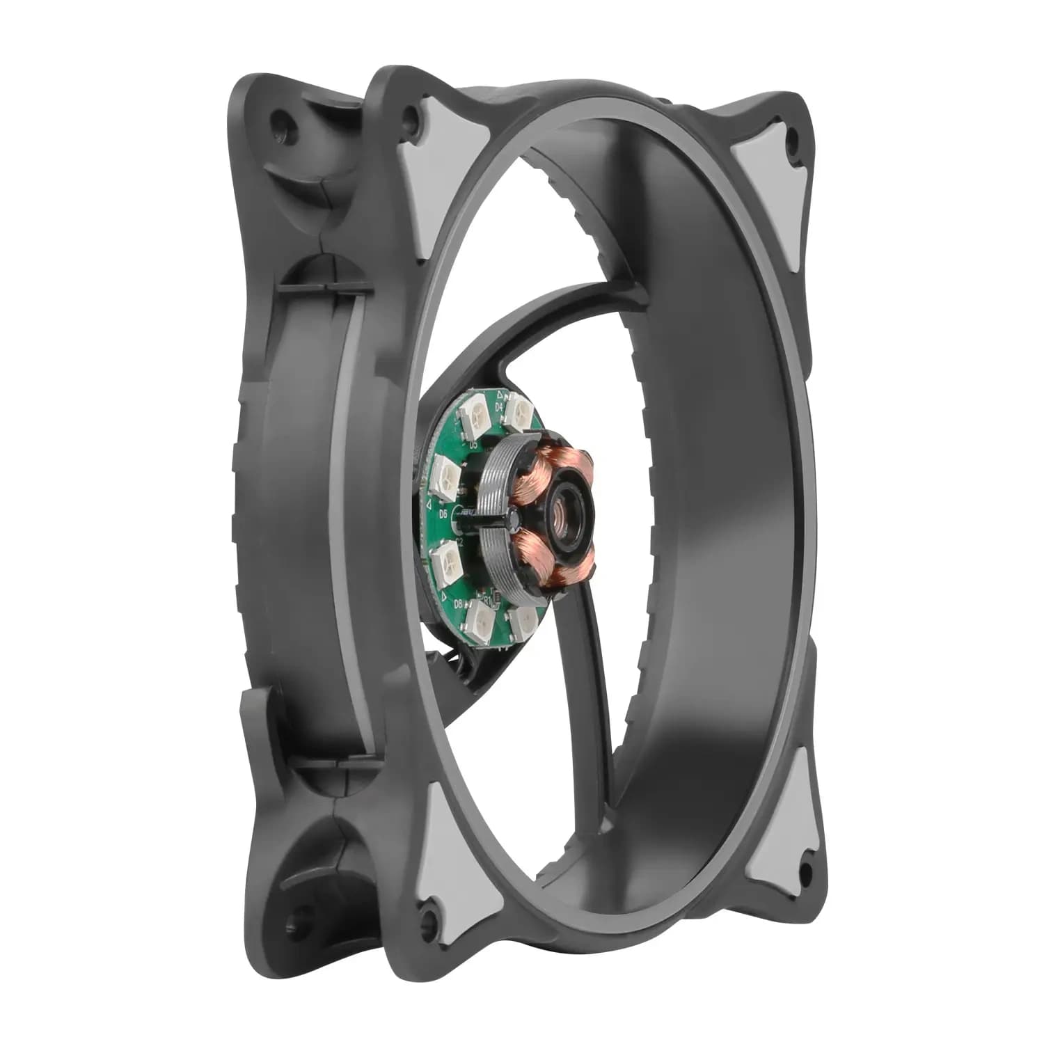 کیت 3 عددی فن کیس گرین مدل HURACAN GFK120M ARGB — تصویر ۷