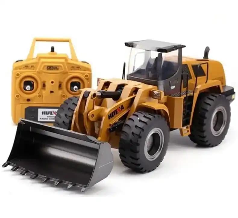 لودر کنترلی هوینا Huina 1583 RC loader فلزی شارژی — تصویر ۲