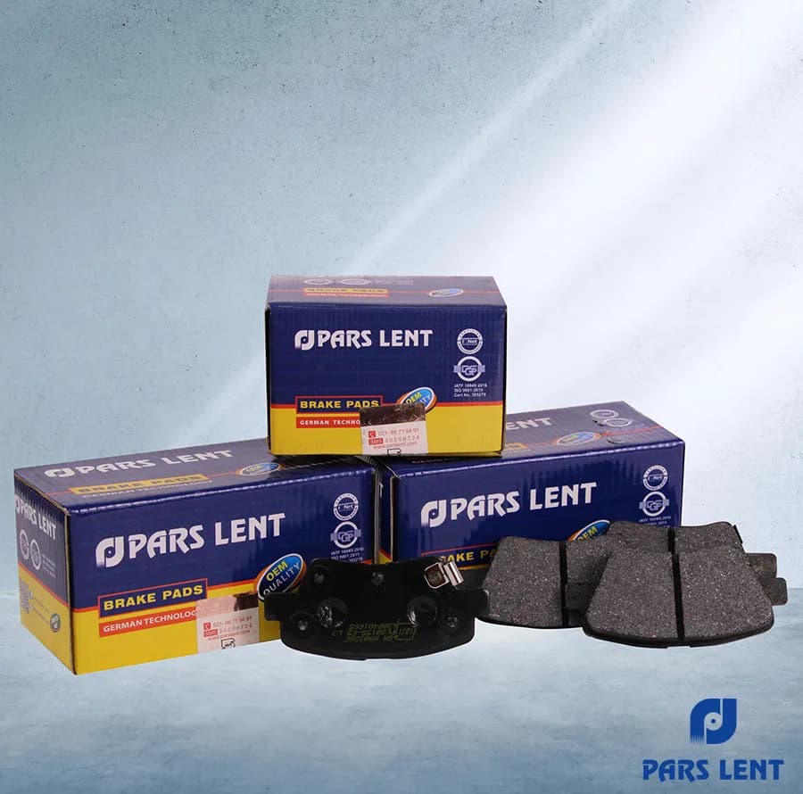 لنت ترمز عقب لنت پارس مدل PL80155 مناسب برای پژو 405 SLX — تصویر ۵