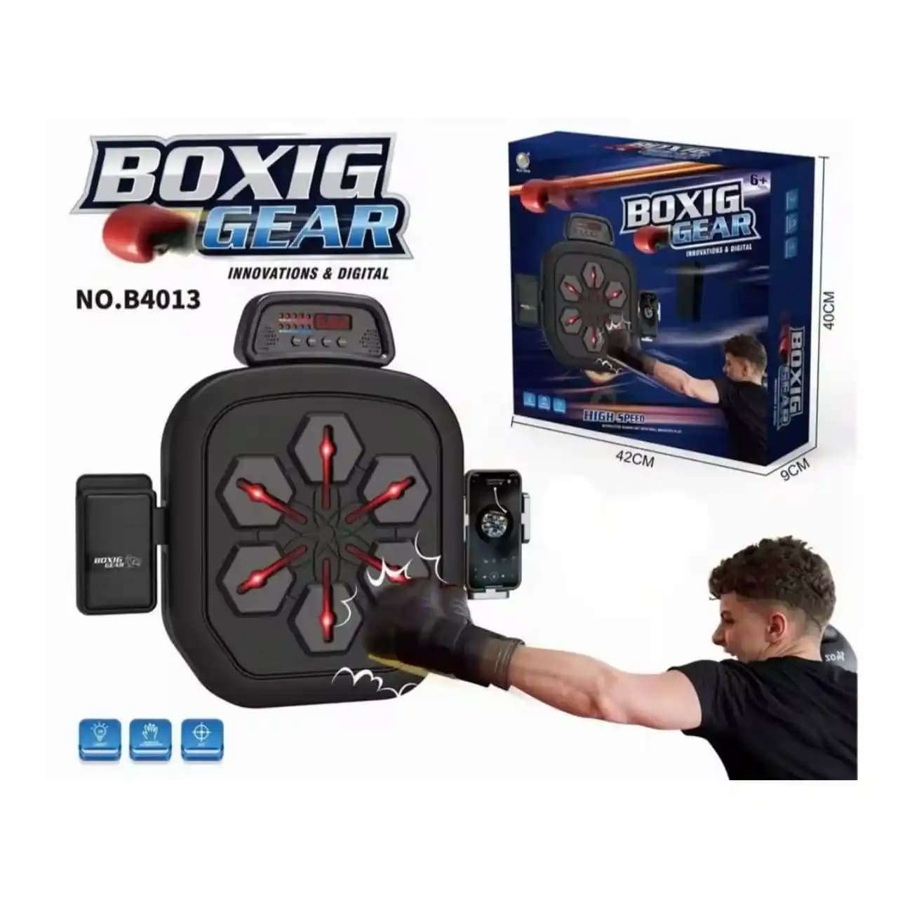بوکس دیواری موزیکال 4013 boxing gear