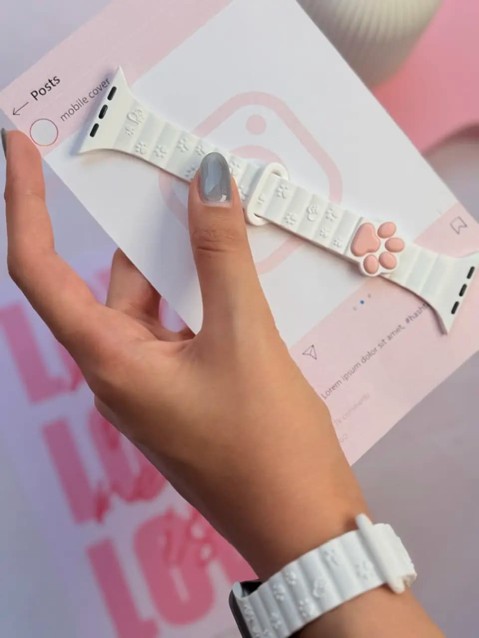 بند اپل واچ مگنتی سیلیکونی پنجه (کدw5082) — تصویر ۱۰