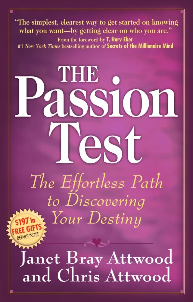 کتاب The Passion Test: The Effortless Path to Discovering Your Life Purpose (آزمون اشتیاق) نسخه انگلیسی PDF | جنت بری اَتوود و کریس اَتوود (Janet Bray Attwood & Chris Attwood)