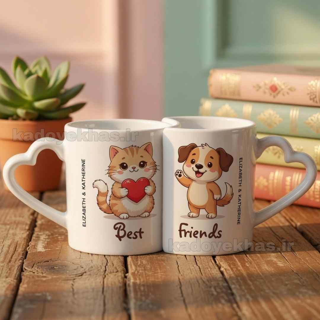 ماگ سرامیکی دوقلو با عکس دلخواه شما