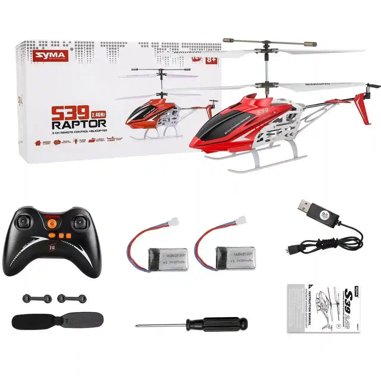 هلی کوپتر کنترلی سایما مدل S39 Raptor