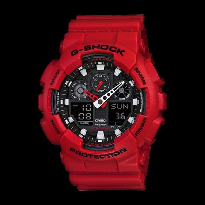 ساعت مچی مردانه کاسیو جیشاک کوارتز GA-100B-4A — تصویر ۲
