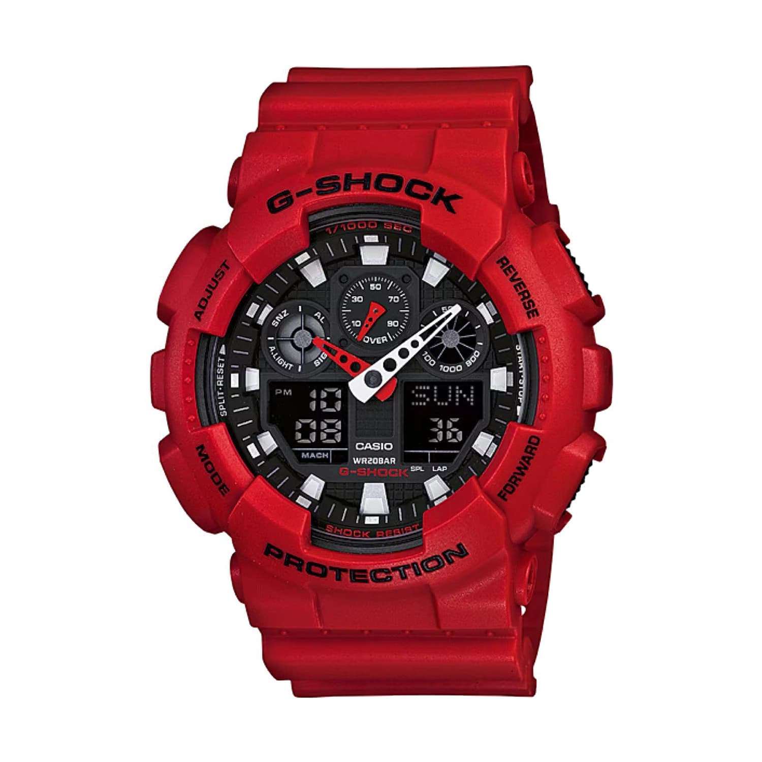ساعت مچی مردانه کاسیو جیشاک کوارتز GA-100B-4A — تصویر ۴