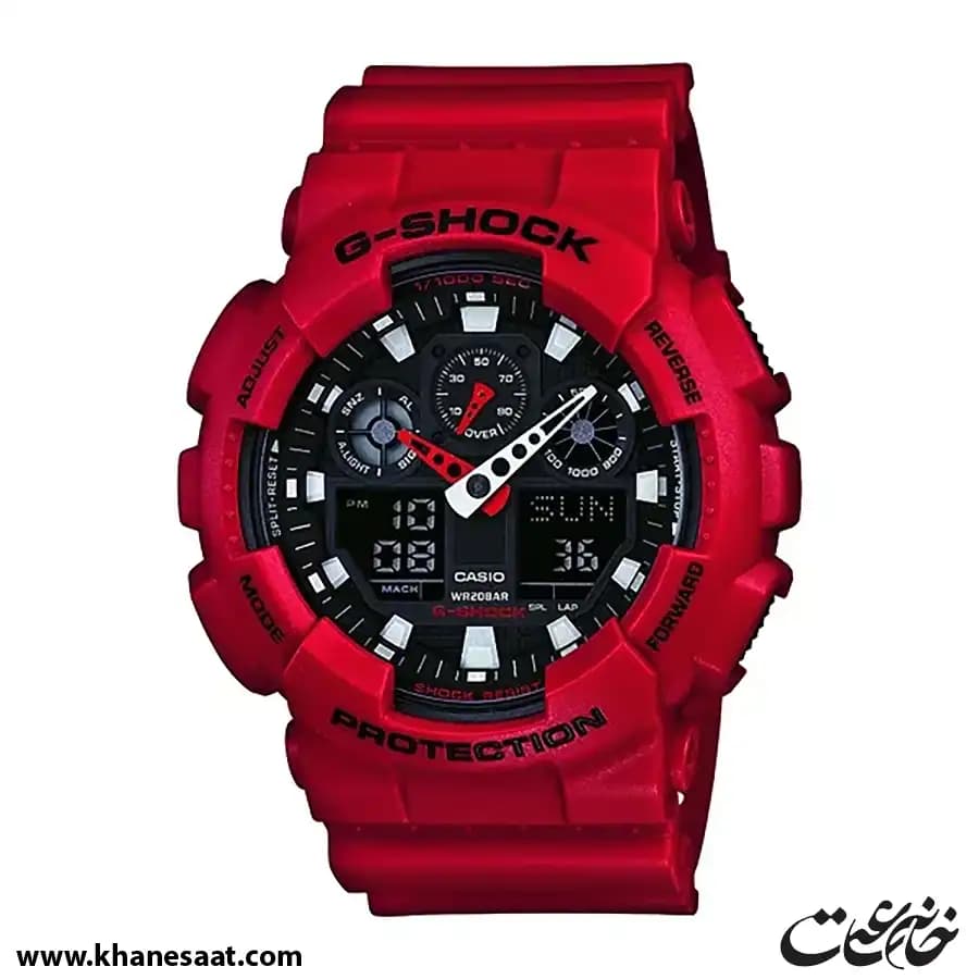 ساعت مچی مردانه کاسیو جیشاک کوارتز GA-100B-4A — تصویر ۷