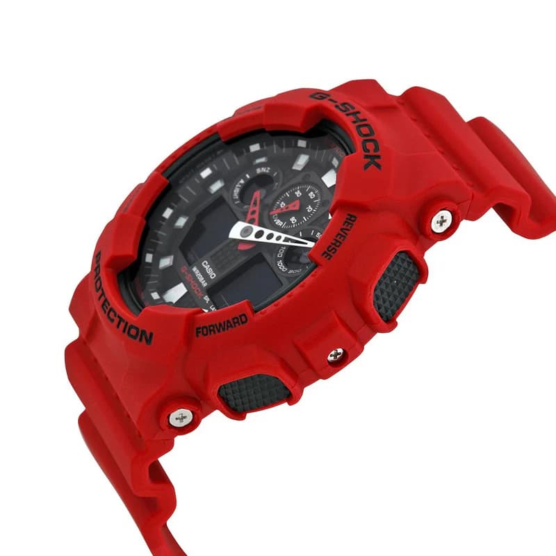 ساعت مچی مردانه کاسیو جیشاک کوارتز GA-100B-4A — تصویر ۵