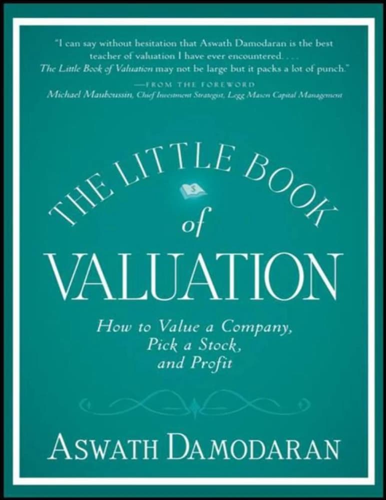 کتاب The Little Book of Valuation (کتاب کوچک ارزش‌گذاری) نسخه انگلیسی PDF | Aswath Damodaran