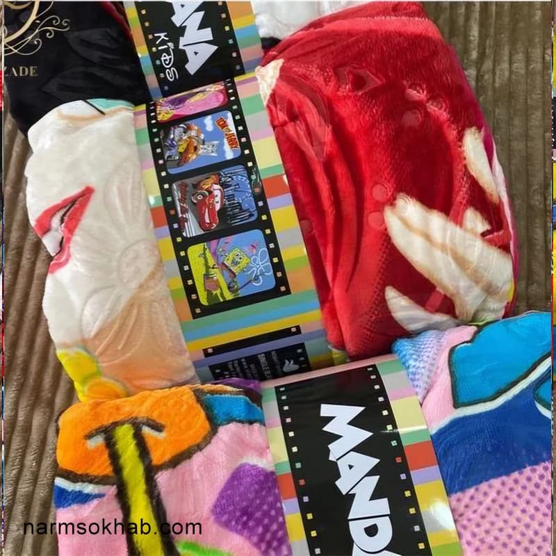 پتو عروسکی مسافرتی یک نفره + عمده — تصویر ۵