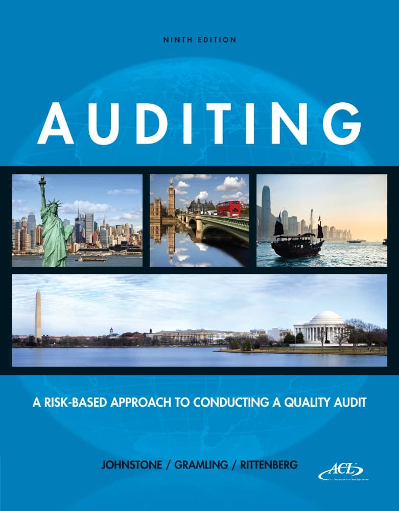 کتاب Auditing (حسابرسی) اثر کارلا ام. جانستون، آدری ای. گراملیگ و لری ای. ریتنبرگ نسخه PDF انگلیسی