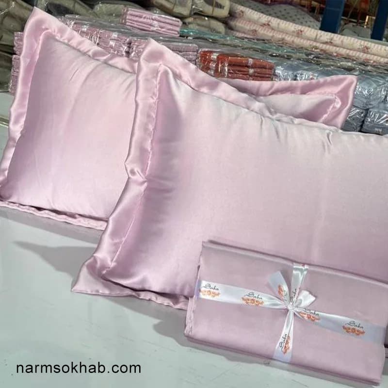 رو بالشتی ساتن درجه یک + عمده — تصویر ۲