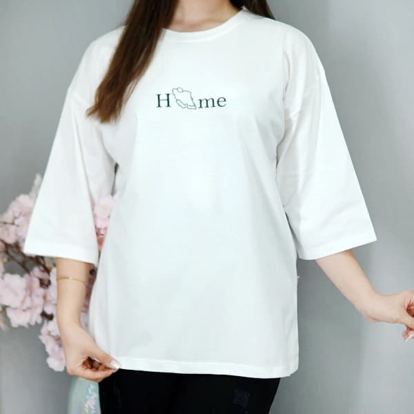 تیشرت لانگ رنگی هوم – 599 — تصویر ۵