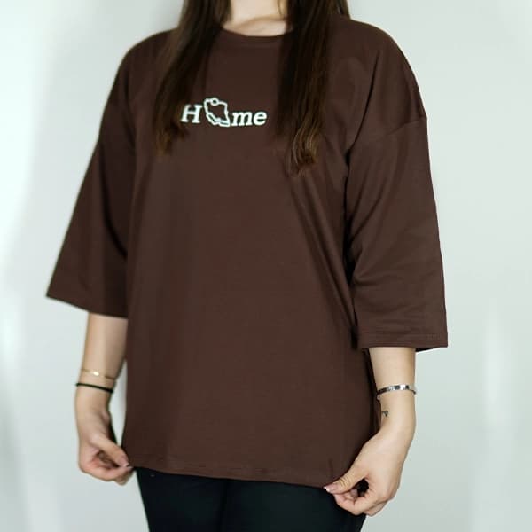 تیشرت لانگ رنگی هوم – 599 — تصویر ۳