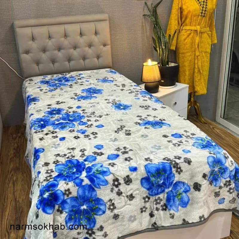 پتو پریما گلدار و الوان یک نفره + عمده